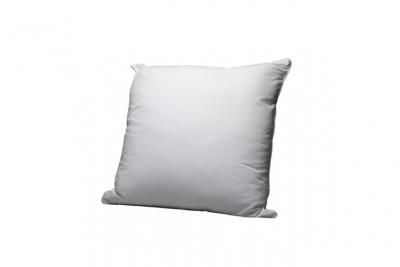 SOMEO  Oreiller &eacute;co naturel moelleux enveloppe coton bio  60x60