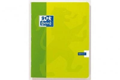 OXFORD Cahier  Classique - 24 x 32 cm - reliure piqu&eacute;e - grands carreaux - 140 pages - 90 g