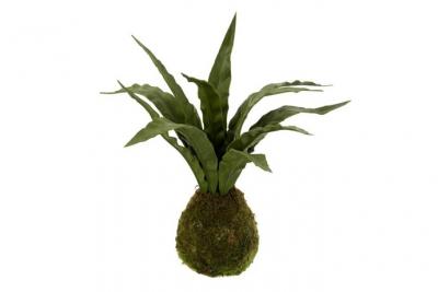 Paris Prix - Plante Artificielle langue Belle-m&egrave;re 40cm Vert