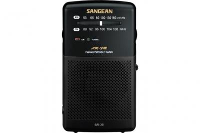 SANGEAN  SR35 Radio compacte Pocket - Noir