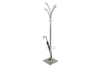 Haku M&ouml;bel 89776 Portemanteaux Tube d'acier Optique INOX