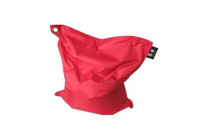 COTTON WOOD Pouf de sol rectangulaire 110 x 130 cm IN&OUT 6 jours Rouge Cerise 