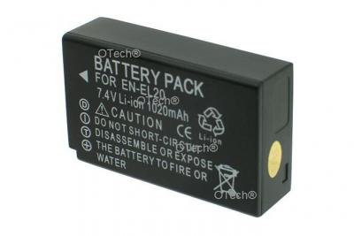 OTECH Batterie pour NIKON EN-EL20 - Garantie 1 an