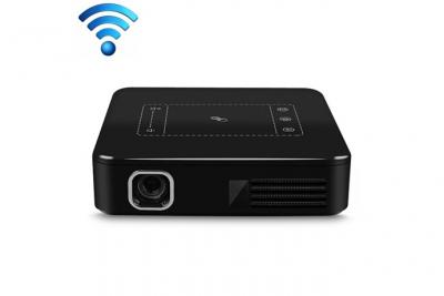 YONIS Projecteur Vid&eacute;o Android 7.1.2 Vid&eacute;oprojecteur Quad Core 2+16Go WiFi USB Noir -