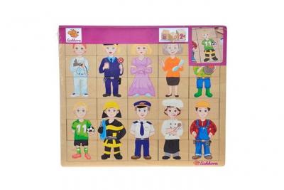 EICHHORN Puzzle en Bois - M&eacute;tiers, 30&egrave;me. 