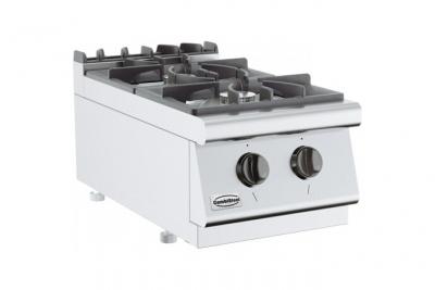  R&eacute;chaud Gaz Professionnel de 2 &agrave; 6 Feux Vifs - Gamme 700 - Combisteel - 400x700 