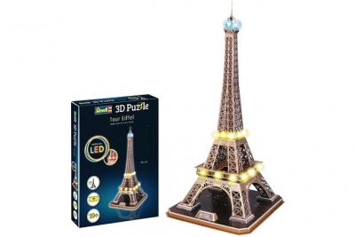 Revell - Puzzle 3d - Tour Eiffel - Edition Led
