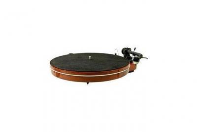 ANALOGIS Tapis en Cuir pour Tourne-Disque  Mat Six - Noir