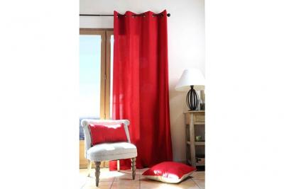 Lovely Casa Rideau, Coton, Rouge, 240x135 cm R61490004