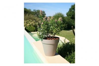 RIVIERA  Pot de fleurs Soleilla - Rond - &Oslash; 49 x 44,8 cm - 50 L -Taupe