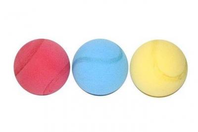 MONDO Sachet de 3 balles en mousse -  - jeu de raquettes - plein air