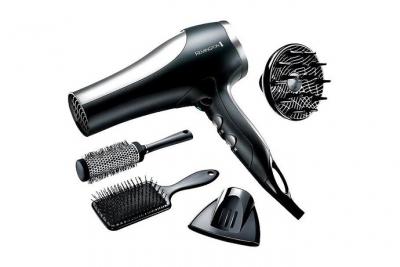 REMINGTON S&egrave;che cheveux ionique c&eacute;ramique 2100w noir gris