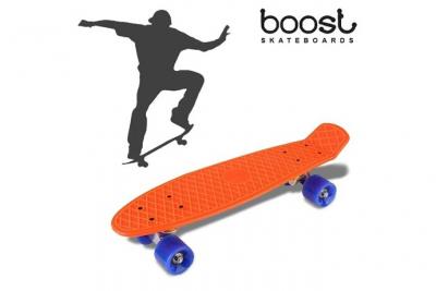 TOTALCADEAU Skateboard &agrave; 4 roues 1 planche de skate 4 roues fish boost