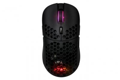 FOURZE Souris gamer noire sans fil RGB  GM900 - 16000 dpi - Ambidextre - Boutons interchangeables 