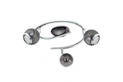 EGLO  Spot LED BIMEDA nickel-nero, chrome, GU10 max. 3X3W