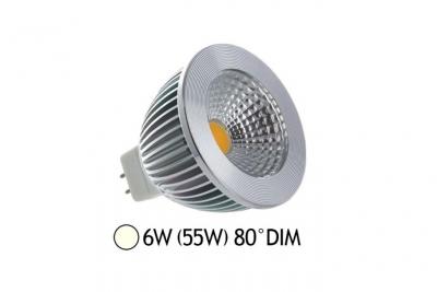 MIIDEX LIGHTING Ampoule LED COB GU5.3 spot 6W - 4000K - 530lm - Dimmable