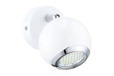 BUT Spot led bimeda blanc, chrome, GU10 max. 1X3W - Eglo