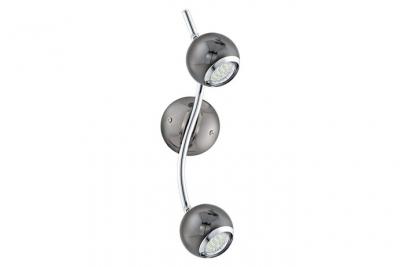 EGLO Spot mural bimeda noir, chrome 2x3w -  lighting - 31006