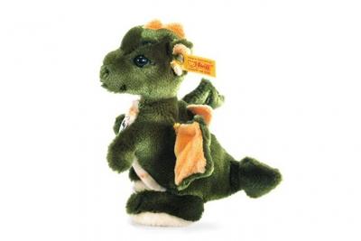 STEIFF  - Peluche - Raudy - Dragon Gar&ccedil;on - Vert - 17 cm