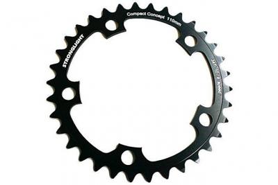 STRONGLIGHT Plateau VTT  2x8-9v int&eacute;rieur (34 &agrave; 36 dents) noir Diam 1