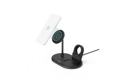 HAMA Sttion ch. Ss fil 3 en 1 ""magcharge multi"", pr iphone, airpods, watch