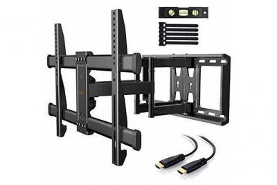 PERLEGEAR Support Mural TV  pour &eacute;crans 37-75 Pouces LED LCD Plasma et courb&eacute;