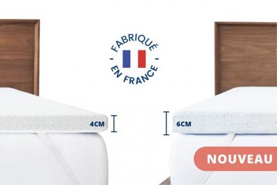 MELLO Surmatelas m&eacute;moire de forme 7cm 160x200cm