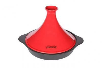 CHASSEUR  - 1038 Tajine Fonte, rouge, 32 x 26,8 x 19,5 cm