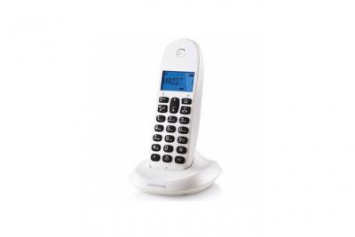 MOTOROLA  C1001lb+ Wireless Landline Phone Blanc