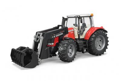 BRUDER Tracteur massey +fourche