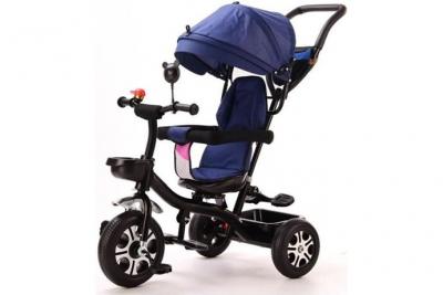  Tricycle &eacute;volutif pour enfant de 1 &agrave; 5 ans -mixte-4 positions-Bleu 