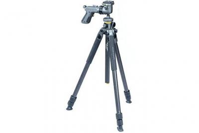 VANGUARD Alta Pro 2 + 263 cght - Tr&eacute;pied de carbone pour DSLR, Couleur Noir et Gris