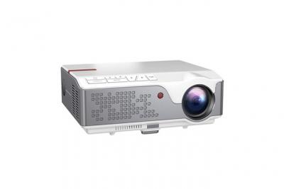  Vid&eacute;oprojecteur 1080p FULL HD FLZEN 6000 Lumen 15000:1 Supporte 4K 300 Max Smartphone Recopier l&rsquo;&eacute;cran Adaptateur HDMI Gratuit 