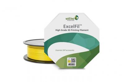  Voltivo excelfil ef-pla-300-cyell fil pour imprimante 3d 3 mm jaune