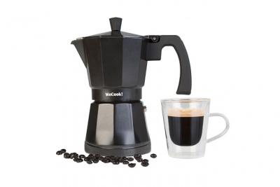 WECOOK! Cafeti&egrave;re Expresso - Wecook - Luccia - Aluminium - 12 Tasses - Compatible Induction