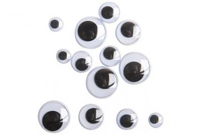  Yeux Mobile Adhesif Assorti - Sac De 100