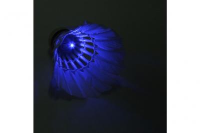 [Lot de 8] Volant de Badminton blanc Lumineux &agrave; LED Bleu/Rouge 