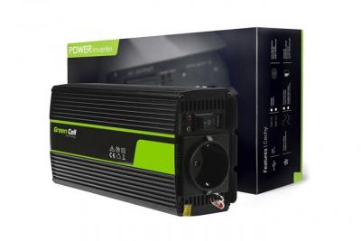 GREEN CELL  Kfz 600w Car Voltage Transformer Noir