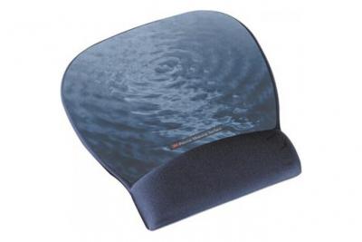3M Scotch  Tapis de Souris pr&eacute;cision en Gel avec Repose-Poignets Bleu