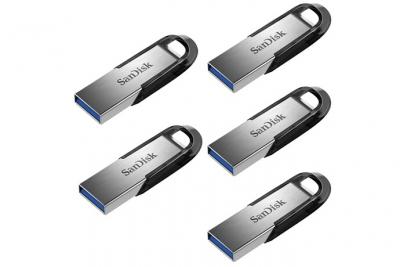 SANDISK 5PCS Cl&eacute; USB  Ultra Flair 32Gb 3.0 Gris 3PCS (paquet de 5) 