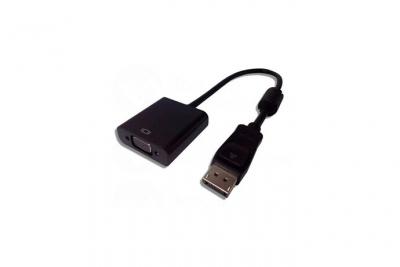 GENERIQUE Lineaire ADHD744 Adaptateur DisplayPort m&acirc;le/VGA Femelle 0,10 m Noir