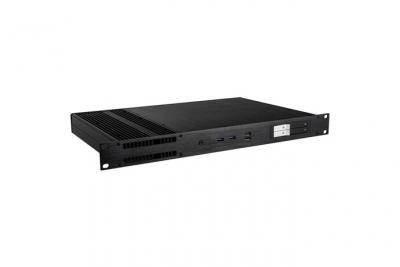 AKASA  compatible Galileo TU1 Thin-Mini-ITX 1U Geh&auml;use, OEM - schwarz