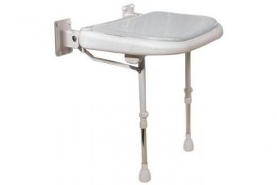 Si&egrave;ge de douche rembourr&eacute; gris s&eacute;rie 4000 AKW 04270P - Noir