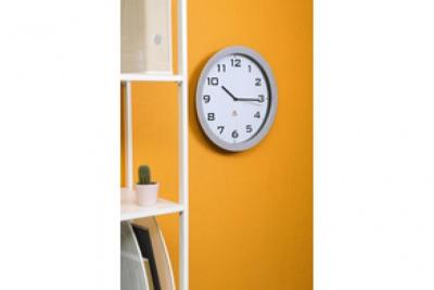 Alba horissimo n grande horloge silencieuse noir 38 x 5,5 x 38 cm