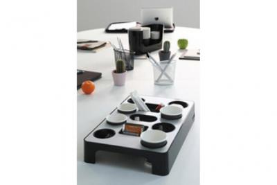 ALBA ALBERT Alba alba pot &agrave; crayons ""meshcup"", en fil d'acier, vert noir