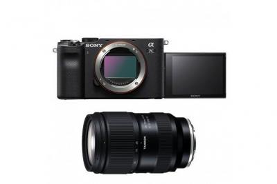 SONY  appareil photo hybride alpha 7c noir + tamron 28-75mm g2 f/2.8 di III vxd fe 