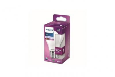 PHILIPS Ampoule LED E27 A60 1521lm 10.5W IP20 blanc froid 