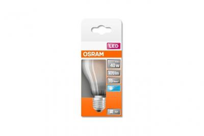 Ampoule led standard verre d&eacute;poli - 4w &eacute;quivalent 40w e27 - blanc froid