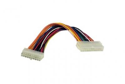 MCL Adaptateur d'alimentation ATX 20 pins m&acirc;les / 24 pins femelles - 20cm