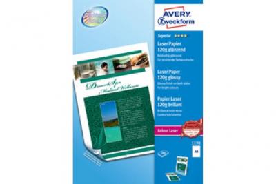 AVERY DENNISON Avery Zweckform Superior Colour Laser Paper 1198 - papier photo glac&eacute; double face - 200 feuille(s)